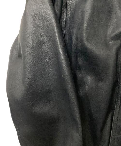 LANVIN（ランバン）LANVIN (ライバン) レザージャケット ブラック サイズ:-の古着・服飾アイテム