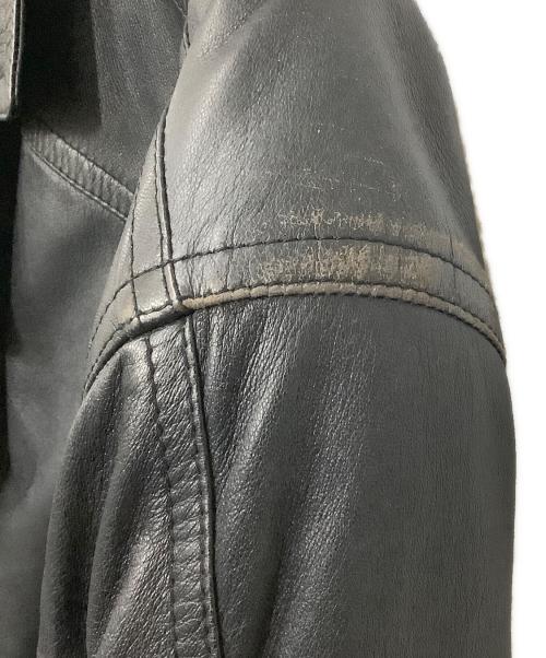 LANVIN（ランバン）LANVIN (ライバン) レザージャケット ブラック サイズ:-の古着・服飾アイテム