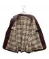 中古・古着 BURBERRY LONDON (バーバリーロンドン) レザージャケット ブラウン サイズ:サイズ表記無し：8000円
