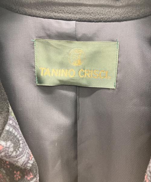 TANINO CRISCI（タニノクリスチー）TANINO CRISCI (タニノクリスチー) カシミヤコート ブラック サイズ:サイズ表記無しの古着・服飾アイテム
