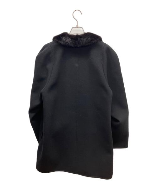 TANINO CRISCI（タニノクリスチー）TANINO CRISCI (タニノクリスチー) カシミヤコート ブラック サイズ:サイズ表記無しの古着・服飾アイテム