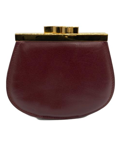 Cartier（カルティエ）Cartier (カルティエ) ガマ口コインケース ボルドーの古着・服飾アイテム