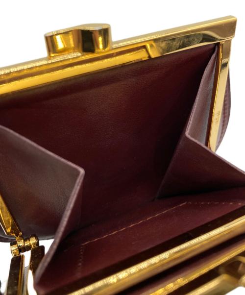 Cartier（カルティエ）Cartier (カルティエ) ガマ口コインケース ボルドーの古着・服飾アイテム