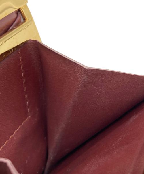 Cartier（カルティエ）Cartier (カルティエ) ガマ口コインケース ボルドーの古着・服飾アイテム