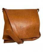 IL BISONTEイル ビゾンテ）の古着「レザーショルダーバッグ」｜ブラウン