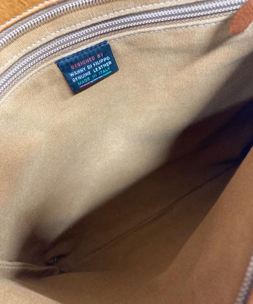 IL BISONTE（イル ビゾンテ）IL BISONTE (イル ビゾンテ) レザーショルダーバッグ ブラウンの古着・服飾アイテム