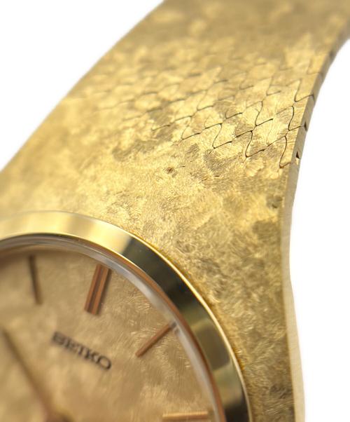 SEIKO（セイコー）SEIKO (セイコー) K18YG CREDOR/クレドール 金無垢 26.0mm/Ref.6810-0040/シャンパンモザイク文字盤 シャンパンモザイク文字盤 サイズ:26.0mm/14.5-15.5cmの古着・服飾アイテム