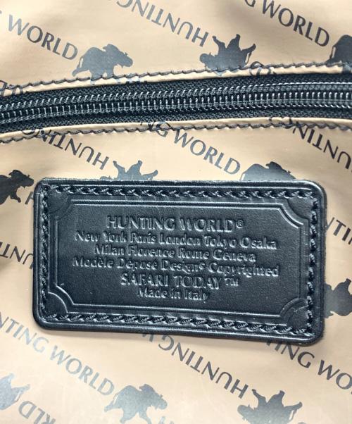 HUNTING WORLD（ハンティングワールド）HUNTING WORLD (ハンティングワールド) ボストンバッグ ブラックの古着・服飾アイテム