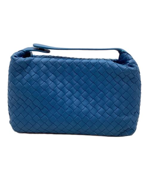 BOTTEGA VENETA（ボッテガベネタ）BOTTEGA VENETA (ボッテガベネタ) ハンドバッグ ブルーの古着・服飾アイテム