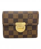 LOUIS VUITTONルイ ヴィトン）の古着「ダミエ ポルトフォイユ・コアラ」