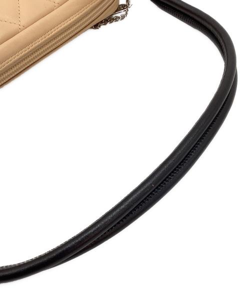 CHANEL（シャネル）CHANEL (シャネル) ショルダーポーチ ベージュの古着・服飾アイテム