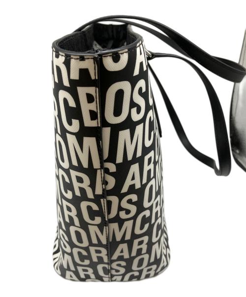 MARC JACOBS（マークジェイコブズ）MARC JACOBS (マークジェイコブズ) トートバッグ ホワイト×ブラックの古着・服飾アイテム