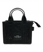 MARC JACOBSマークジェイコブズ）の古着「ザクリスタルキャンバストートバッグ」｜ブラック