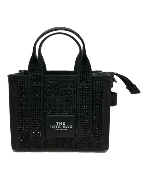 MARC JACOBS（マークジェイコブズ）MARC JACOBS (マークジェイコブズ) ザクリスタルキャンバストートバッグ ブラックの古着・服飾アイテム