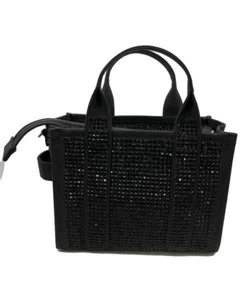 MARC JACOBS（マークジェイコブズ）MARC JACOBS (マークジェイコブズ) ザクリスタルキャンバストートバッグ ブラックの古着・服飾アイテム