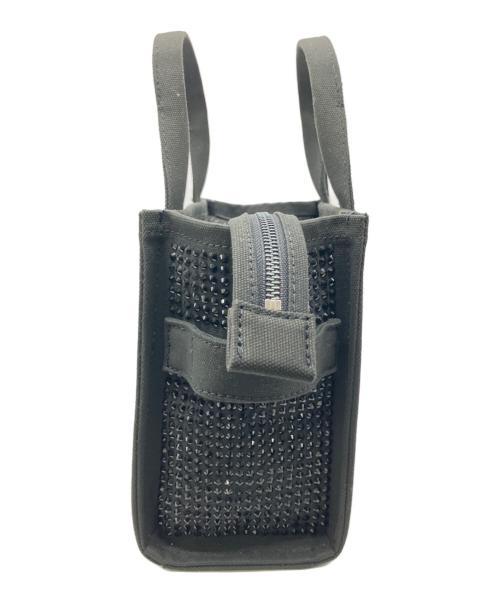 MARC JACOBS（マークジェイコブズ）MARC JACOBS (マークジェイコブズ) ザクリスタルキャンバストートバッグ ブラックの古着・服飾アイテム