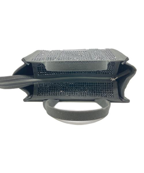 MARC JACOBS（マークジェイコブズ）MARC JACOBS (マークジェイコブズ) ザクリスタルキャンバストートバッグ ブラックの古着・服飾アイテム