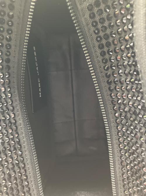 MARC JACOBS（マークジェイコブズ）MARC JACOBS (マークジェイコブズ) ザクリスタルキャンバストートバッグ ブラックの古着・服飾アイテム