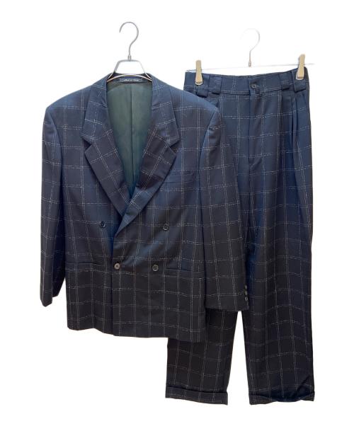 GIANNI VERSACE（ジャンニ・ヴェルサーチ）GIANNI VERSACE (ジャンニ・ヴェルサーチ) セットアップスーツ ブラック サイズ:44の古着・服飾アイテム