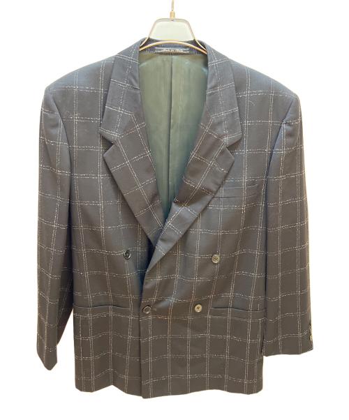 GIANNI VERSACE（ジャンニ・ヴェルサーチ）GIANNI VERSACE (ジャンニ・ヴェルサーチ) セットアップスーツ ブラック サイズ:44の古着・服飾アイテム