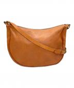 IL BISONTEイル ビゾンテ）の古着「レザーショルダーバッグ」｜ブラウン