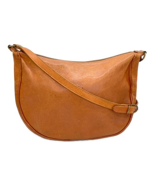 IL BISONTE（イル ビゾンテ）IL BISONTE (イル ビゾンテ) レザーショルダーバッグ ブラウンの古着・服飾アイテム