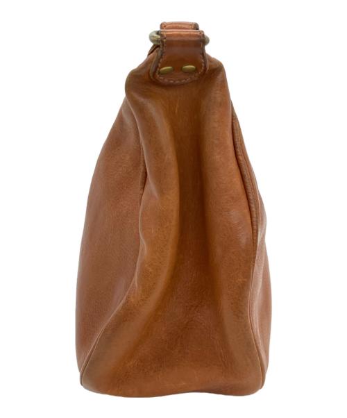 IL BISONTE（イル ビゾンテ）IL BISONTE (イル ビゾンテ) レザーショルダーバッグ ブラウンの古着・服飾アイテム