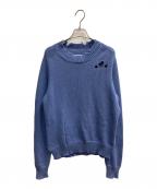 Maison Margielaメゾンマルジェラ）の古着「デストロイニット」｜ブルー