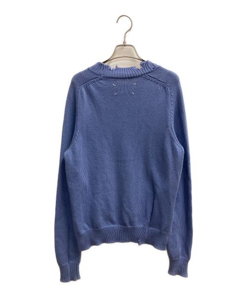 Maison Margiela（メゾンマルジェラ）Maison Margiela (メゾンマルジェラ) デストロイニット ブルー サイズ:SIZE Mの古着・服飾アイテム