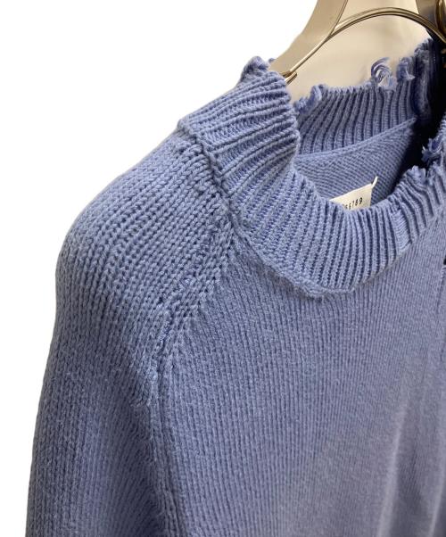 Maison Margiela（メゾンマルジェラ）Maison Margiela (メゾンマルジェラ) デストロイニット ブルー サイズ:SIZE Mの古着・服飾アイテム