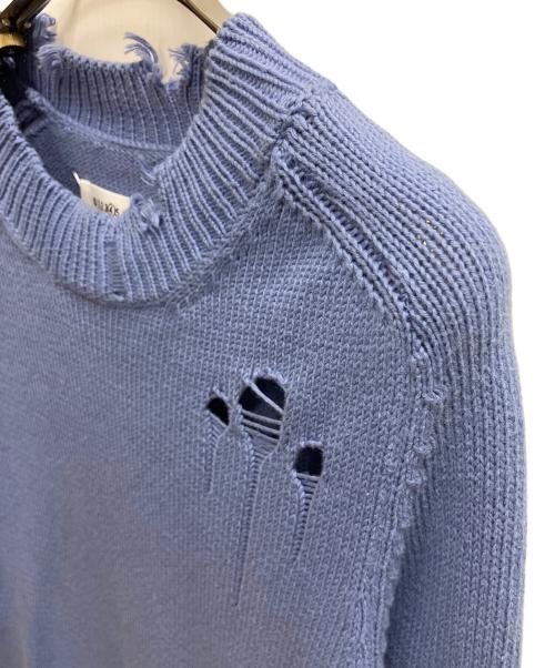 Maison Margiela（メゾンマルジェラ）Maison Margiela (メゾンマルジェラ) デストロイニット ブルー サイズ:SIZE Mの古着・服飾アイテム