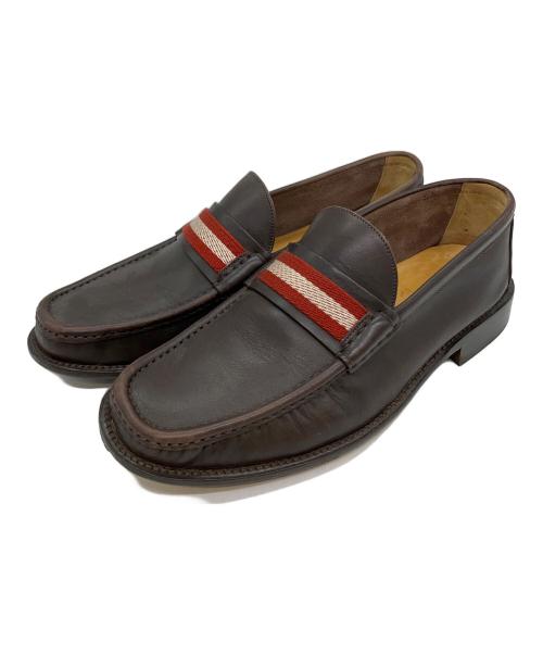 BALLY（バリー）BALLY (バリー) レザーシューズ ブラウン サイズ:SIZE US 8 1/2の古着・服飾アイテム