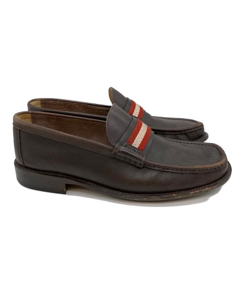 BALLY（バリー）BALLY (バリー) レザーシューズ ブラウン サイズ:SIZE US 8 1/2の古着・服飾アイテム