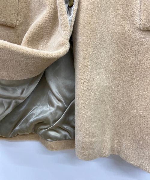 Yves Saint Laurent（イヴサンローラン）Yves Saint Laurent (イヴサンローラン) アルパカ混コート ベージュ サイズ:36の古着・服飾アイテム