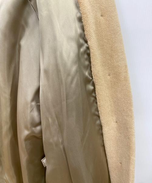 Yves Saint Laurent（イヴサンローラン）Yves Saint Laurent (イヴサンローラン) アルパカ混コート ベージュ サイズ:36の古着・服飾アイテム