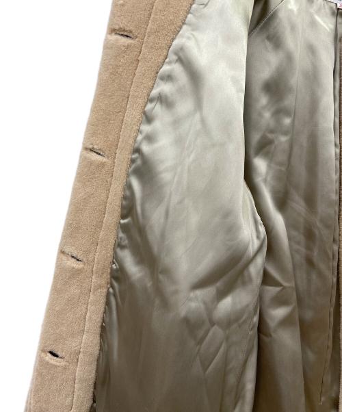 Yves Saint Laurent（イヴサンローラン）Yves Saint Laurent (イヴサンローラン) アルパカ混コート ベージュ サイズ:36の古着・服飾アイテム