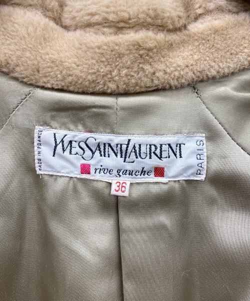 Yves Saint Laurent（イヴサンローラン）Yves Saint Laurent (イヴサンローラン) アルパカ混コート ベージュ サイズ:36の古着・服飾アイテム