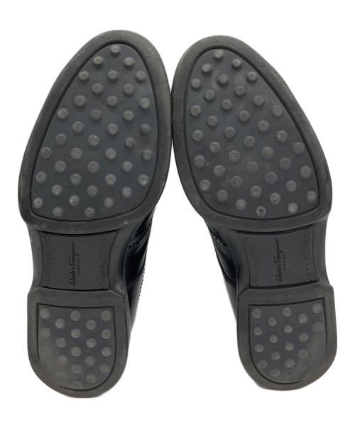 Salvatore Ferragamo（サルヴァトーレ フェラガモ）Salvatore Ferragamo (サルヴァトーレ フェラガモ) レザーシューズ ブラック サイズ:SIZE 7の古着・服飾アイテム