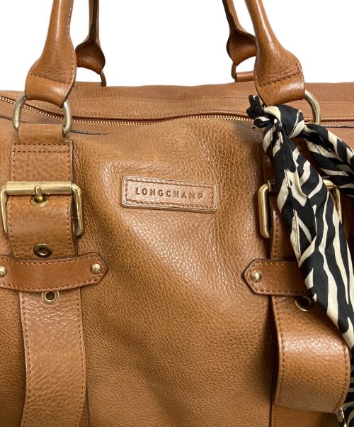 LONGCHAMP（ロンシャン）LONGCHAMP (ロンシャン) KATE MOSS (ケイト モス) ボストンバッグ ブラウンの古着・服飾アイテム