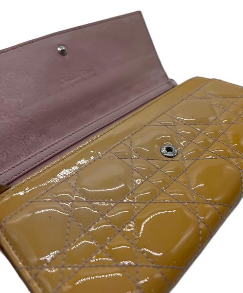 Christian Dior（クリスチャン ディオール）Christian Dior (クリスチャン ディオール) 長財布 イエローの古着・服飾アイテム