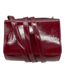 Cartier（カルティエ）の古着「ショルダーポーチ」｜ボルドー