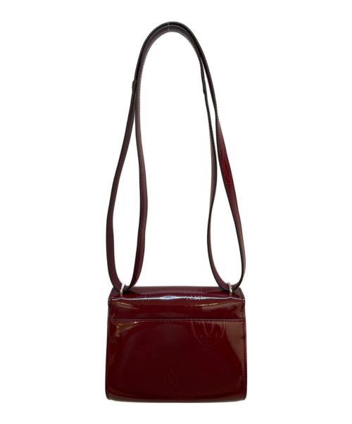 Cartier（カルティエ）Cartier (カルティエ) ショルダーポーチ ボルドーの古着・服飾アイテム