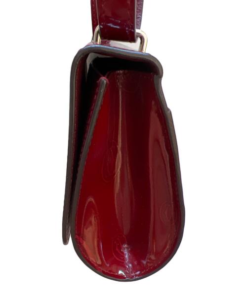 Cartier（カルティエ）Cartier (カルティエ) ショルダーポーチ ボルドーの古着・服飾アイテム