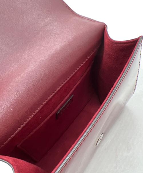 Cartier（カルティエ）Cartier (カルティエ) ショルダーポーチ ボルドーの古着・服飾アイテム