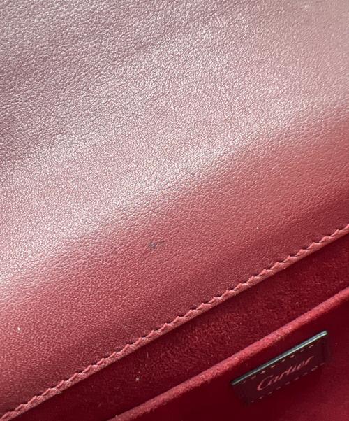 Cartier（カルティエ）Cartier (カルティエ) ショルダーポーチ ボルドーの古着・服飾アイテム