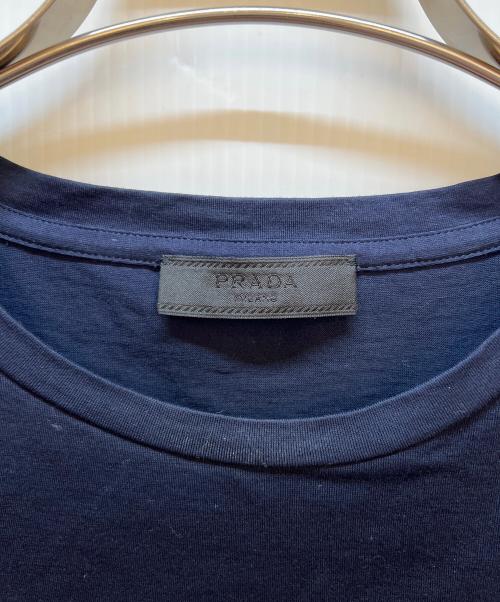 PRADA（プラダ）PRADA (プラダ) 半袖カットソー ネイビー サイズ:Mの古着・服飾アイテム