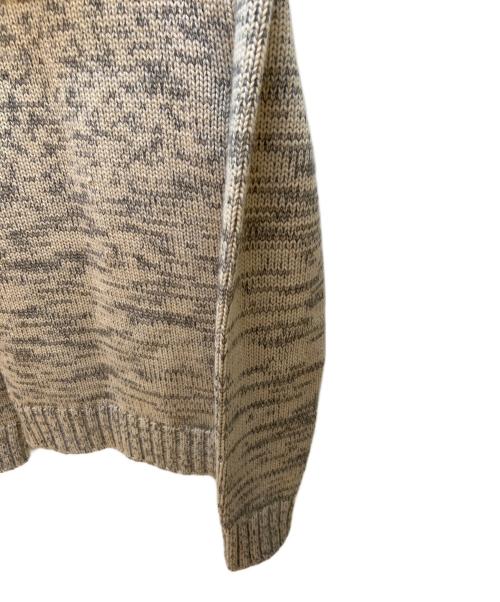 HERMES（エルメス）HERMES (エルメス) ローゲージニット ベージュ サイズ:Ｍの古着・服飾アイテム