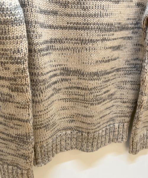 HERMES（エルメス）HERMES (エルメス) ローゲージニット ベージュ サイズ:Ｍの古着・服飾アイテム