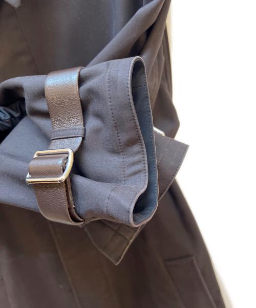 HERMES（エルメス）HERMES (エルメス) ステンカラーコート ブラック サイズ:46の古着・服飾アイテム