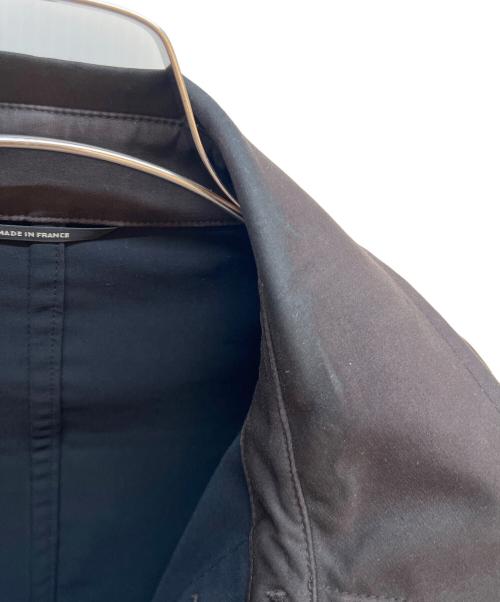 HERMES（エルメス）HERMES (エルメス) ステンカラーコート ブラック サイズ:46の古着・服飾アイテム